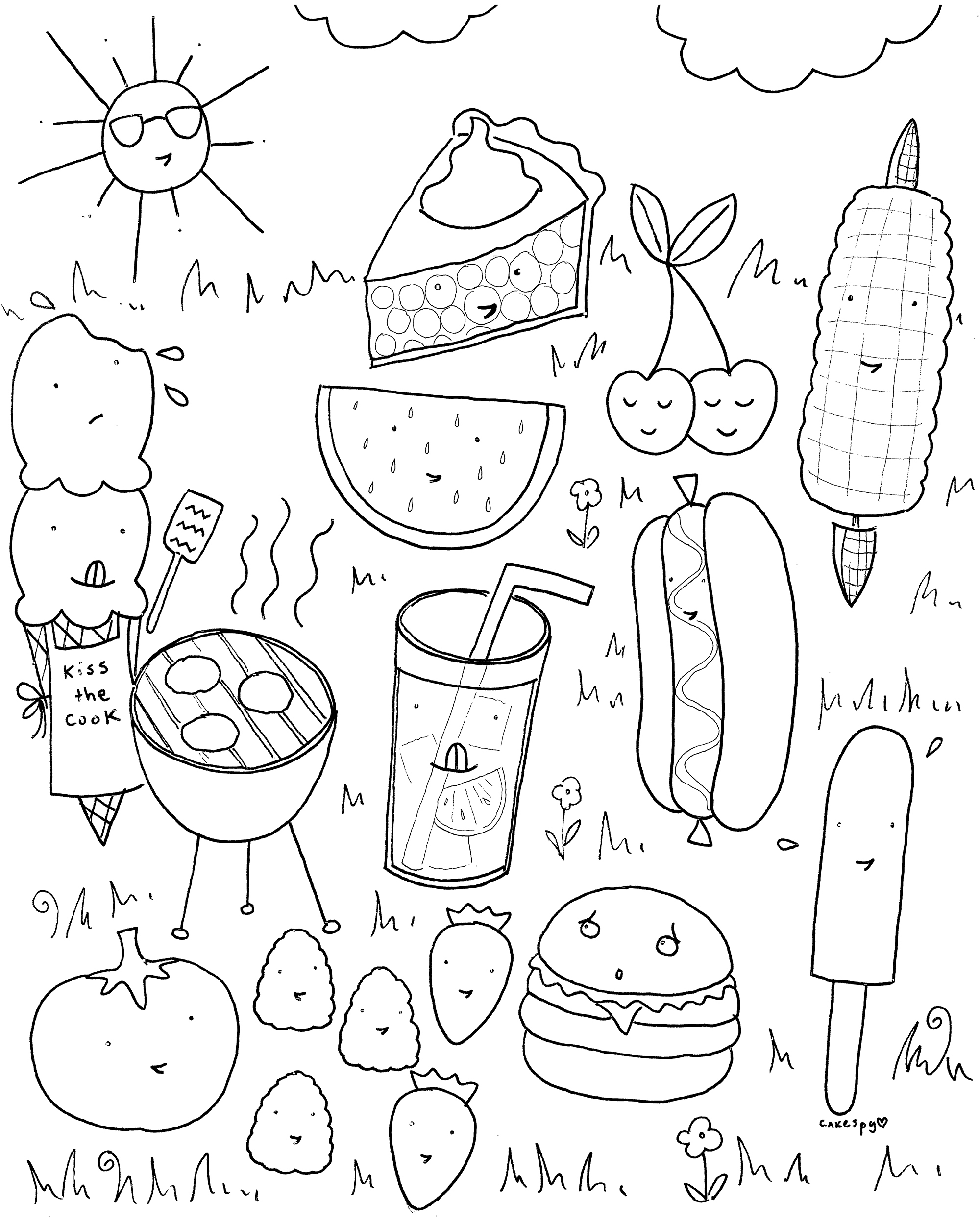 Desenho gratuito Verão #165138 da colecao Natureza e Estações para imprimir