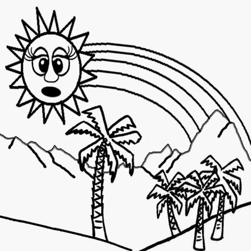 Desenho gratuito Verão #165311 da colecao Natureza e Estações para imprimir