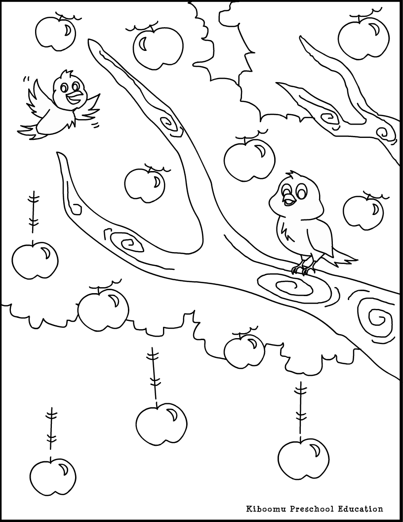 Página para colorir: árvore de maçã (Natureza) #163746 - Páginas para Colorir Imprimíveis Gratuitamente