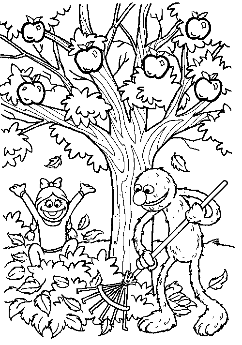 Página para colorir: árvore de maçã (Natureza) #163790 - Páginas para Colorir Imprimíveis Gratuitamente