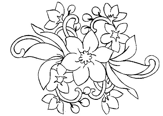Página para colorir: Buquê de flores (Natureza) #160748 - Páginas para Colorir Imprimíveis Gratuitamente