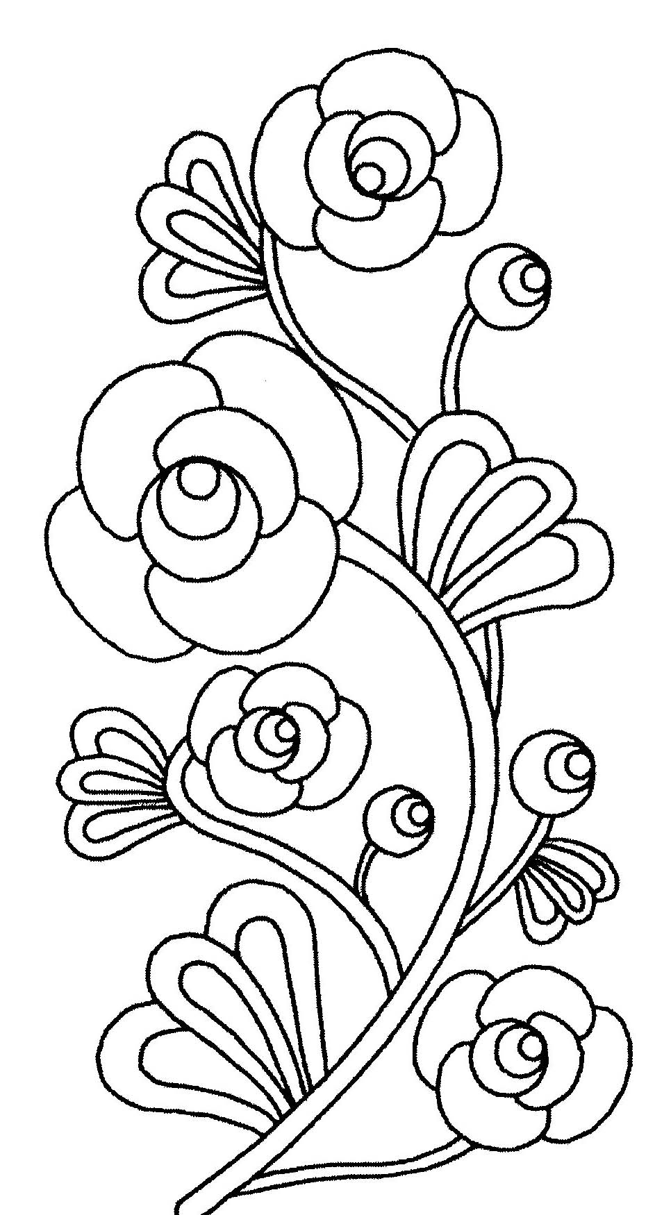 Página para colorir: Buquê de flores (Natureza) #160847 - Páginas para Colorir Imprimíveis Gratuitamente
