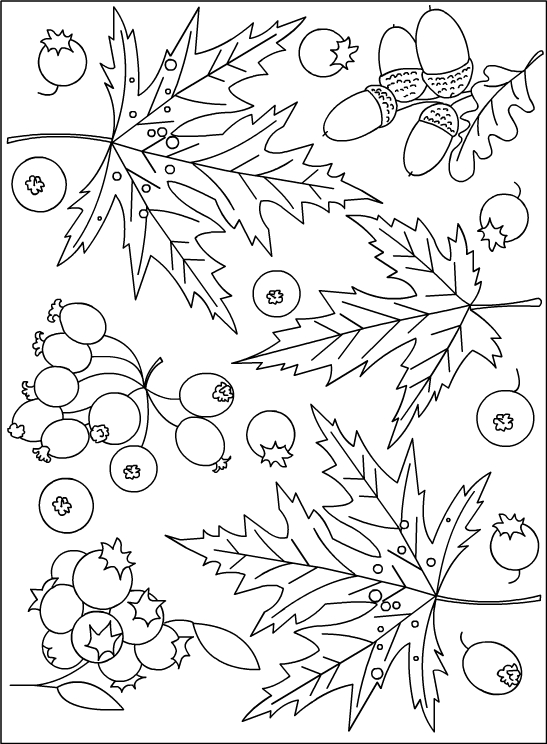 Página para colorir: Estação do outono (Natureza) #164165 - Páginas para Colorir Imprimíveis Gratuitamente