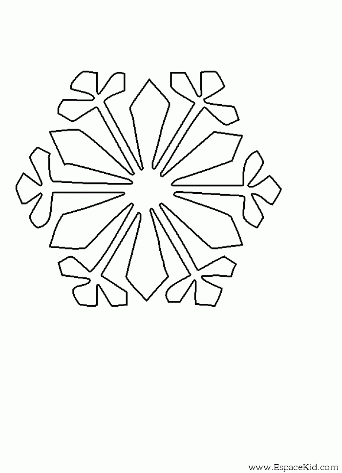 Página para colorir: Floco de neve (Natureza) #160501 - Páginas para Colorir Imprimíveis Gratuitamente