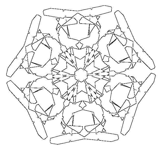 Página para colorir: Floco de neve (Natureza) #160521 - Páginas para Colorir Imprimíveis Gratuitamente