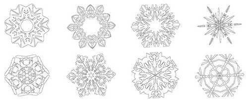 Página para colorir: Floco de neve (Natureza) #160532 - Páginas para Colorir Imprimíveis Gratuitamente