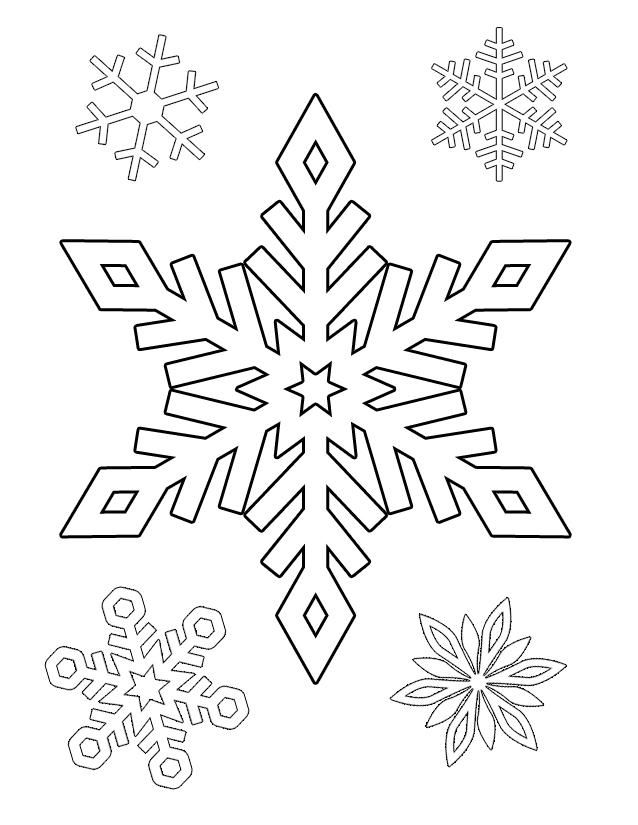 Página para colorir: Floco de neve (Natureza) #160572 - Páginas para Colorir Imprimíveis Gratuitamente