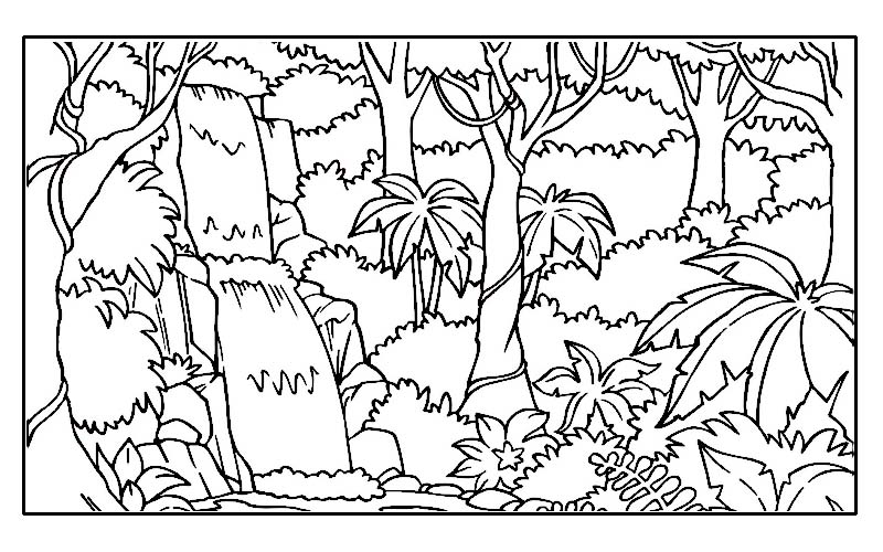 Página para colorir: Floresta (Natureza) #157014 - Páginas para Colorir Imprimíveis Gratuitamente