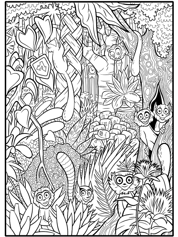 Página para colorir: Floresta (Natureza) #157017 - Páginas para Colorir Imprimíveis Gratuitamente