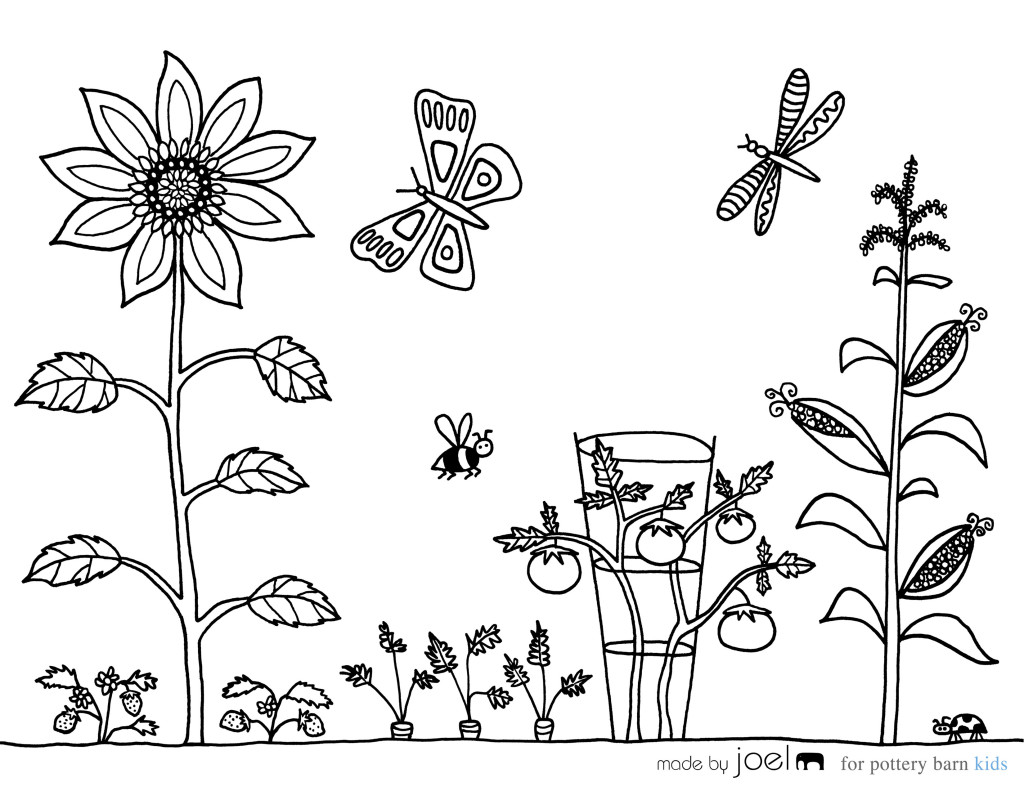 Página para colorir: Jardim (Natureza) #166426 - Páginas para Colorir Imprimíveis Gratuitamente