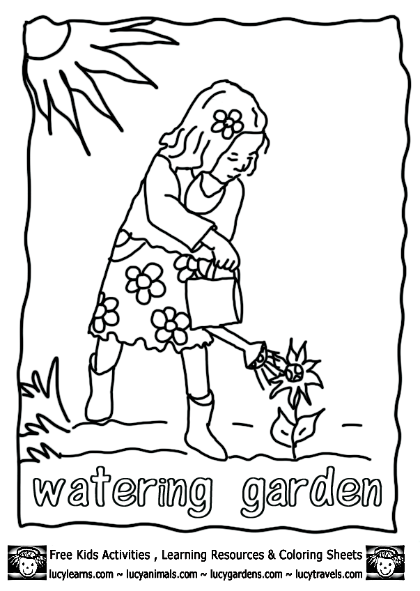Página para colorir: Jardim (Natureza) #166427 - Páginas para Colorir Imprimíveis Gratuitamente