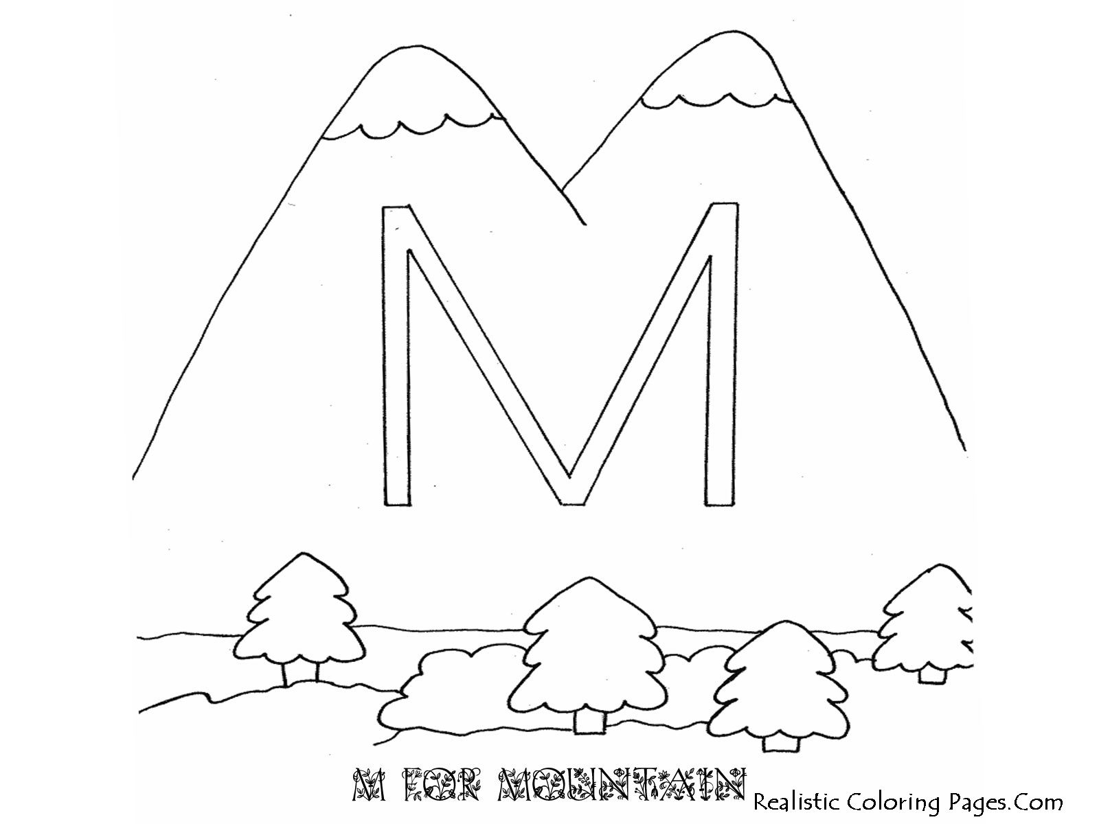 Página para colorir: Montanha (Natureza) #156577 - Páginas para Colorir Imprimíveis Gratuitamente