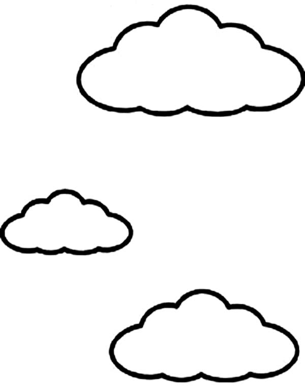 Página para colorir: Nuvem (Natureza) #157462 - Páginas para Colorir Imprimíveis Gratuitamente