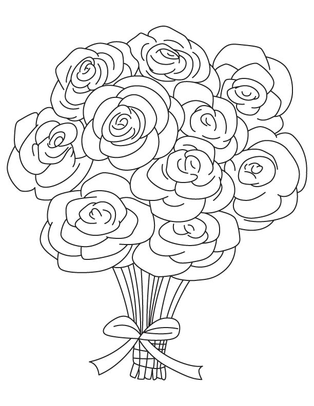 Página para colorir: rosas (Natureza) #161892 - Páginas para Colorir Imprimíveis Gratuitamente