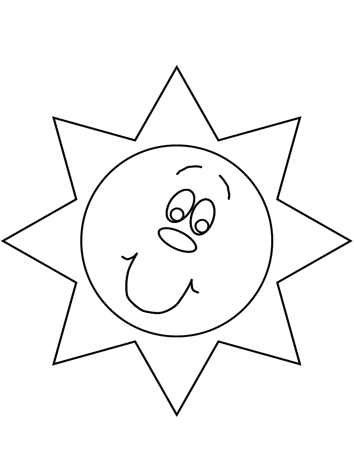 Espaço Educar desenhos para colorir : Desenhos de sol para pintar, colorir,  imprimir - Sol de verão para colo…