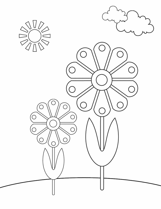 Página para colorir: Temporada de primavera (Natureza) #164900 - Páginas para Colorir Imprimíveis Gratuitamente