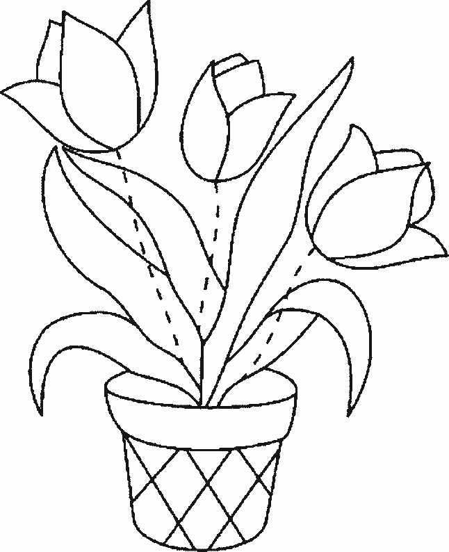 Página para colorir: Tulipa (Natureza) #161656 - Páginas para Colorir Imprimíveis Gratuitamente