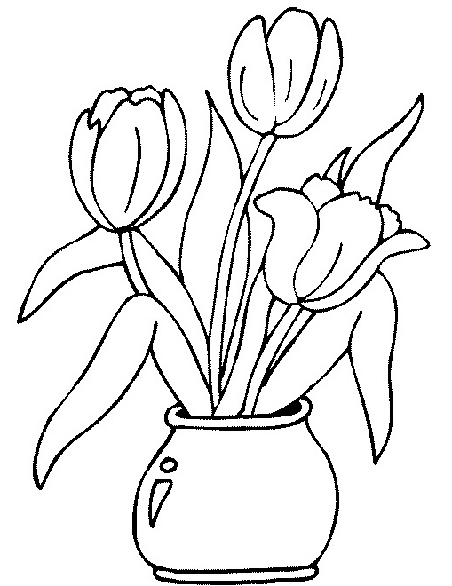 Página para colorir: Tulipa (Natureza) #161665 - Páginas para Colorir Imprimíveis Gratuitamente