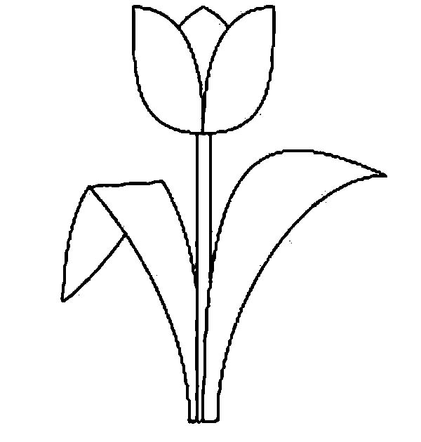 Página para colorir: Tulipa (Natureza) #161668 - Páginas para Colorir Imprimíveis Gratuitamente