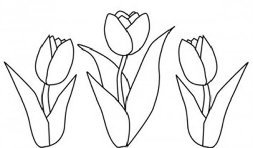 Página para colorir: Tulipa (Natureza) #161684 - Páginas para Colorir Imprimíveis Gratuitamente