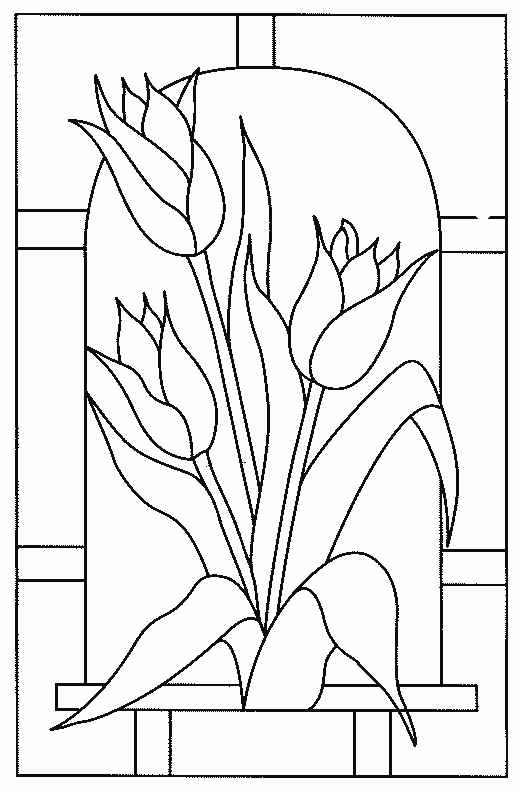 Página para colorir: Tulipa (Natureza) #161685 - Páginas para Colorir Imprimíveis Gratuitamente
