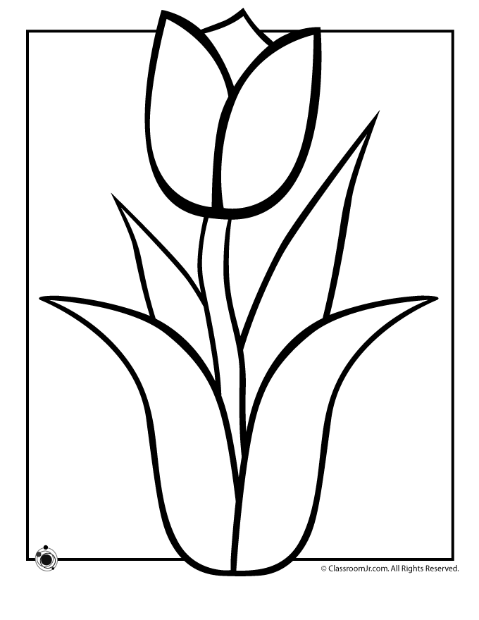 Página para colorir: Tulipa (Natureza) #161699 - Páginas para Colorir Imprimíveis Gratuitamente