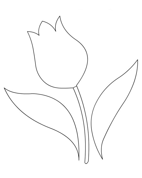 Página para colorir: Tulipa (Natureza) #161710 - Páginas para Colorir Imprimíveis Gratuitamente