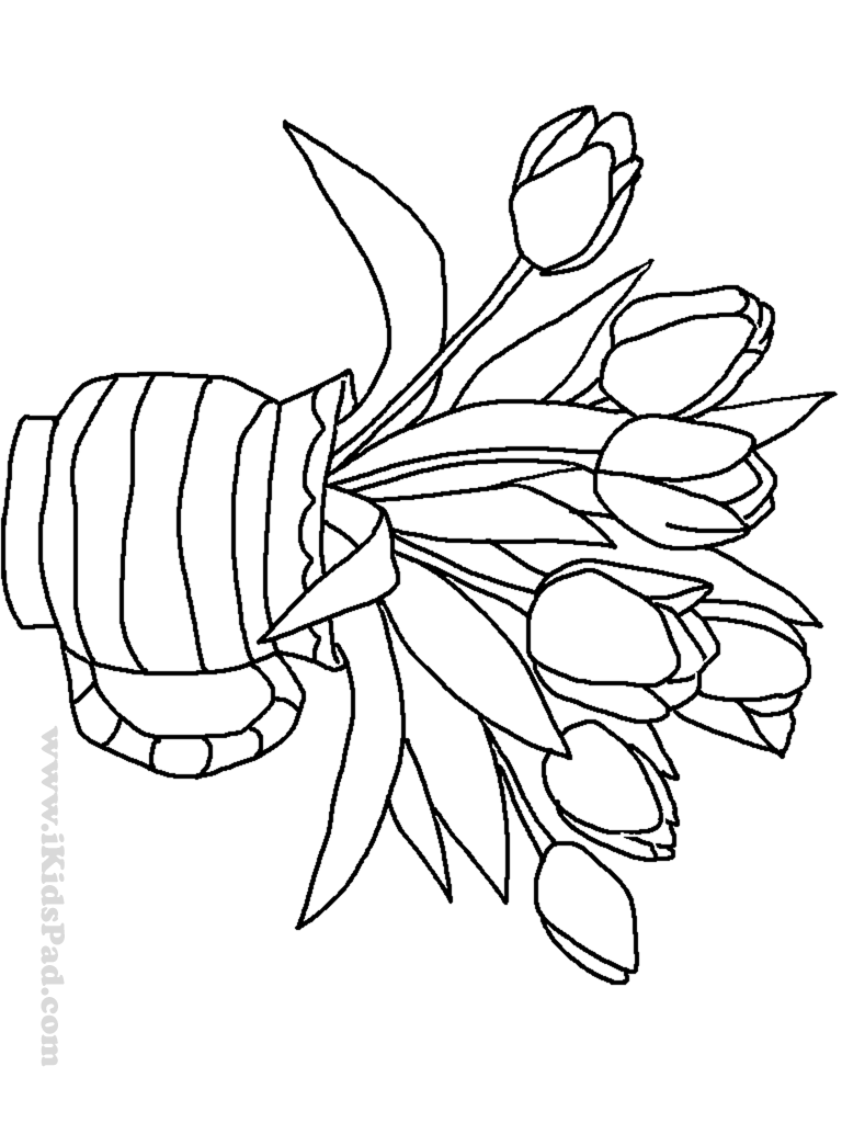 Página para colorir: Tulipa (Natureza) #161774 - Páginas para Colorir Imprimíveis Gratuitamente