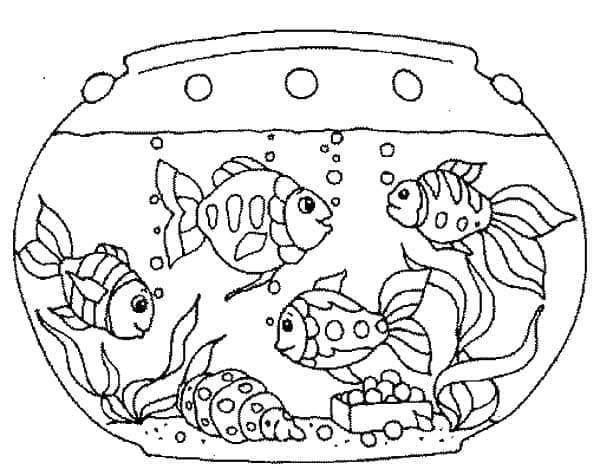 Desenho gratuito Aquário #184548 da colecao Objetos para imprimir