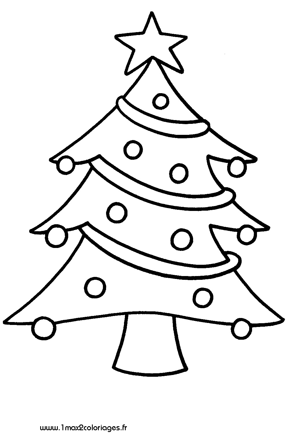 Página para colorir: árvore de Natal (Objetos) #167436 - Páginas para Colorir Imprimíveis Gratuitamente