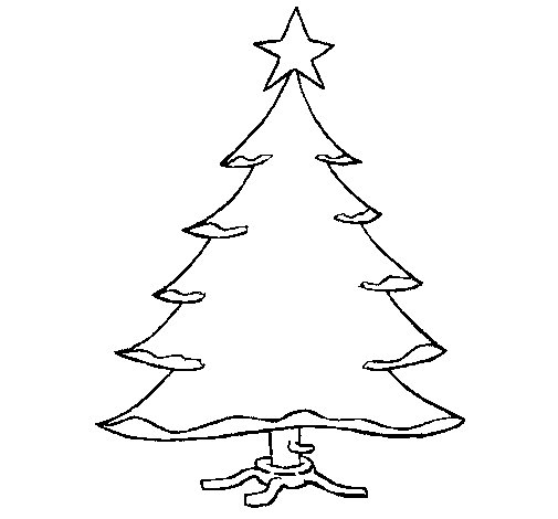 Página para colorir: árvore de Natal (Objetos) #167484 - Páginas para Colorir Imprimíveis Gratuitamente