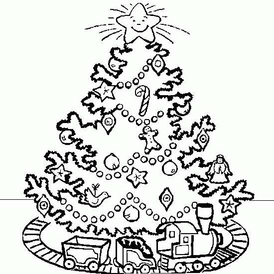 Página para colorir: árvore de Natal (Objetos) #167504 - Páginas para Colorir Imprimíveis Gratuitamente