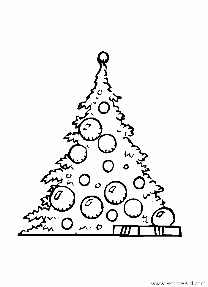 Página para colorir: árvore de Natal (Objetos) #167531 - Páginas para Colorir Imprimíveis Gratuitamente