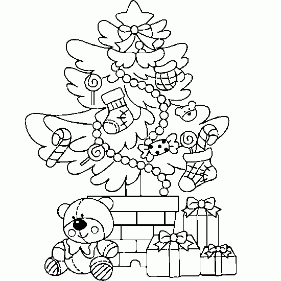 Página para colorir: árvore de Natal (Objetos) #167538 - Páginas para Colorir Imprimíveis Gratuitamente