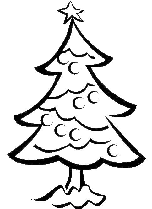 Página para colorir: árvore de Natal (Objetos) #167543 - Páginas para Colorir Imprimíveis Gratuitamente