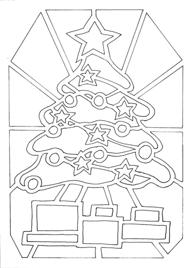 Página para colorir: árvore de Natal (Objetos) #167564 - Páginas para Colorir Imprimíveis Gratuitamente