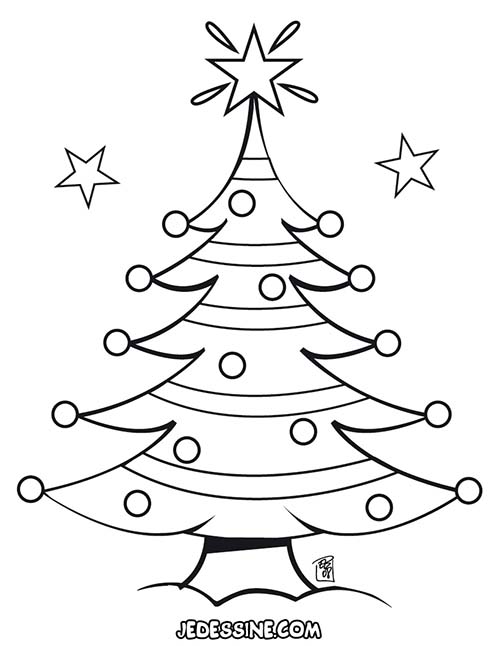 Página para colorir: árvore de Natal (Objetos) #167615 - Páginas para Colorir Imprimíveis Gratuitamente