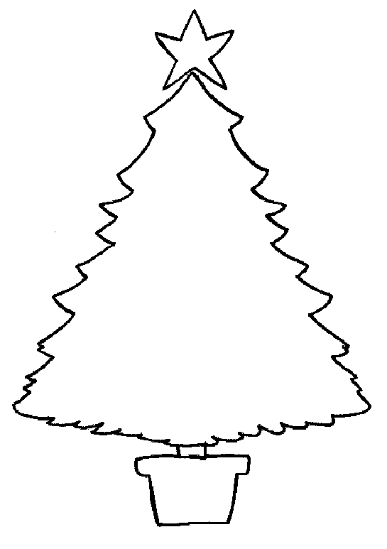 Página para colorir: árvore de Natal (Objetos) #167631 - Páginas para Colorir Imprimíveis Gratuitamente