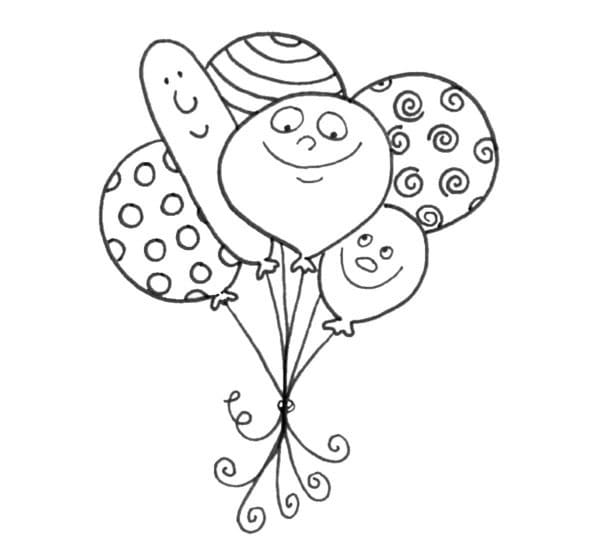 Desenho gratuito Balão #184776 da colecao Objetos para imprimir
