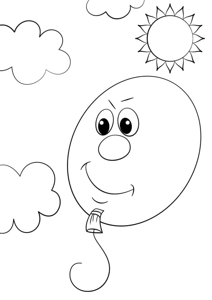 Desenho gratuito Balão #184779 da colecao Objetos para imprimir