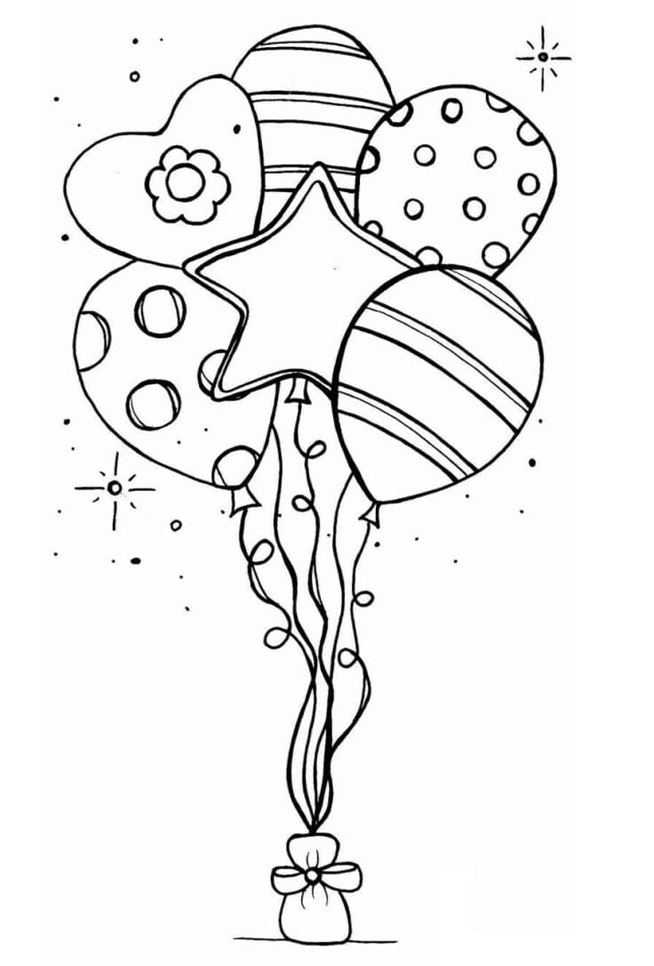 Desenho gratuito Balão #184786 da colecao Objetos para imprimir