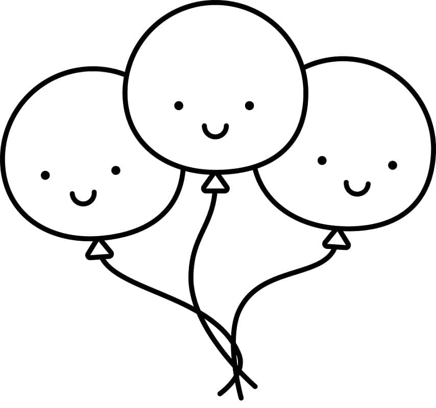 Desenho gratuito Balão #184793 da colecao Objetos para imprimir