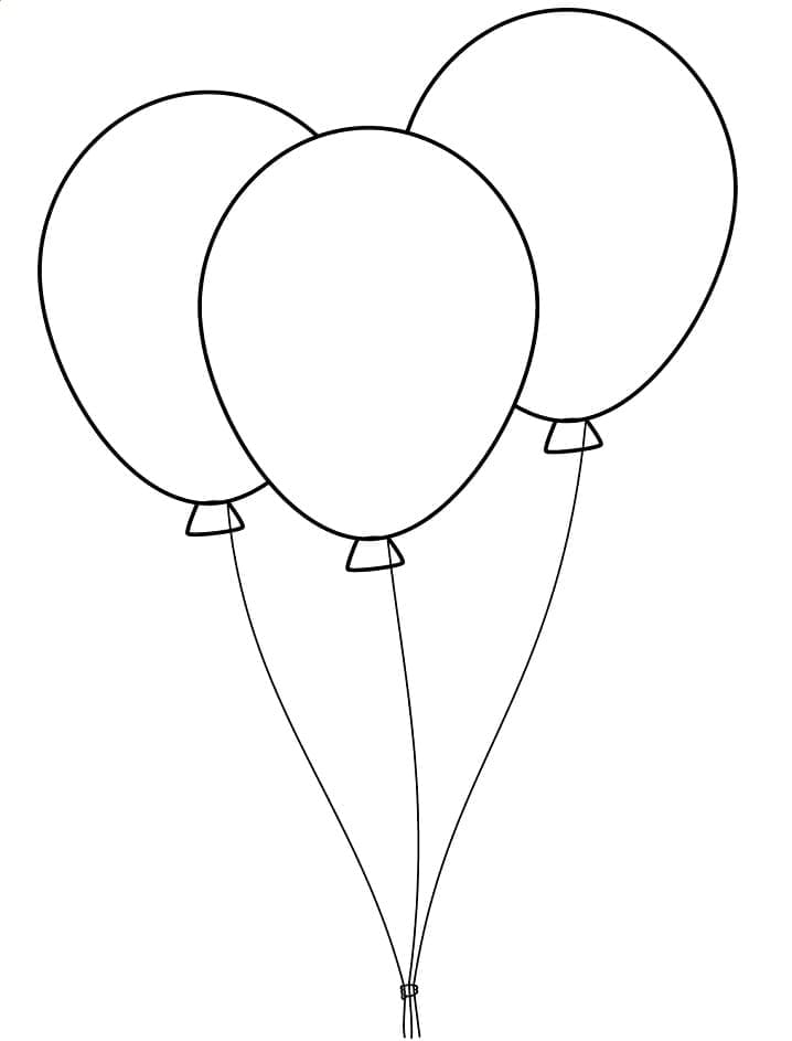 Desenho gratuito Balão #184795 da colecao Objetos para imprimir