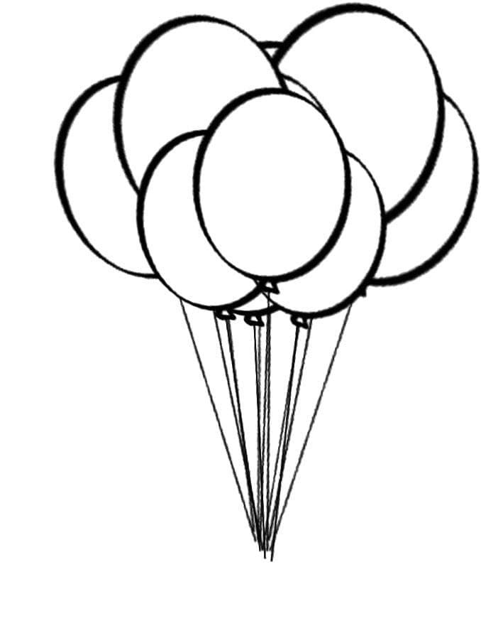 Desenho gratuito Balão #184798 da colecao Objetos para imprimir