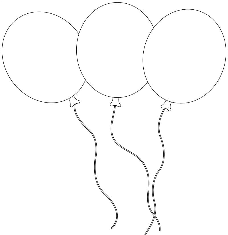 Desenho gratuito Balão #184799 da colecao Objetos para imprimir