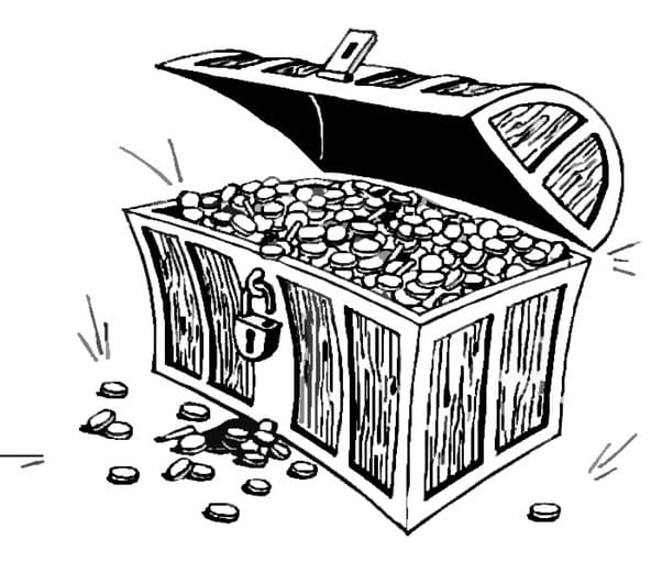 Desenho gratuito Baú do Tesouro #220536 da colecao Objetos para imprimir