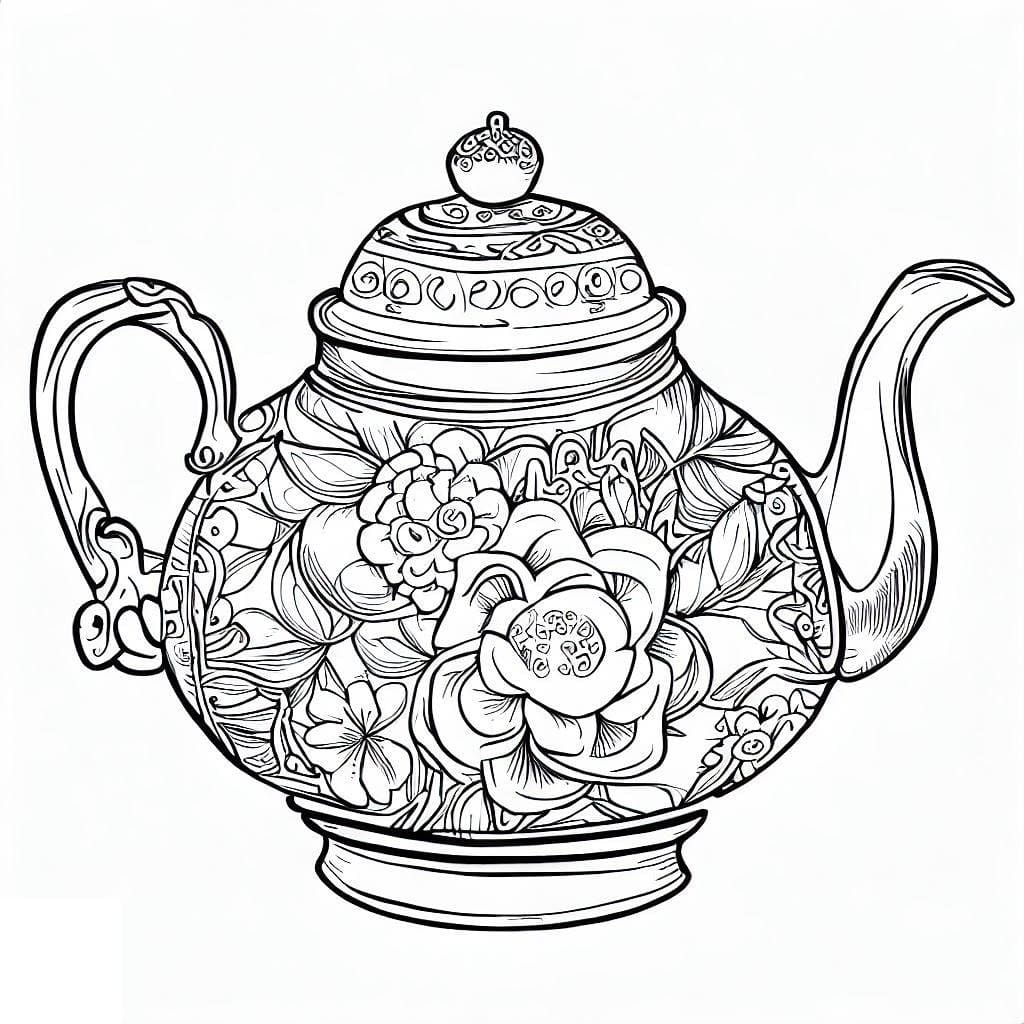 Desenho gratuito Bule #185601 da colecao Objetos para imprimir