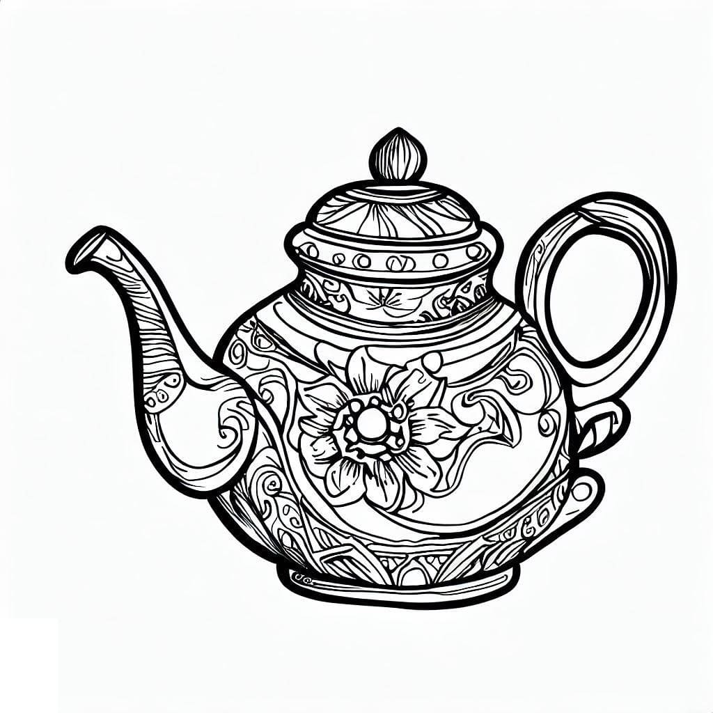 Desenho gratuito Bule #185602 da colecao Objetos para imprimir