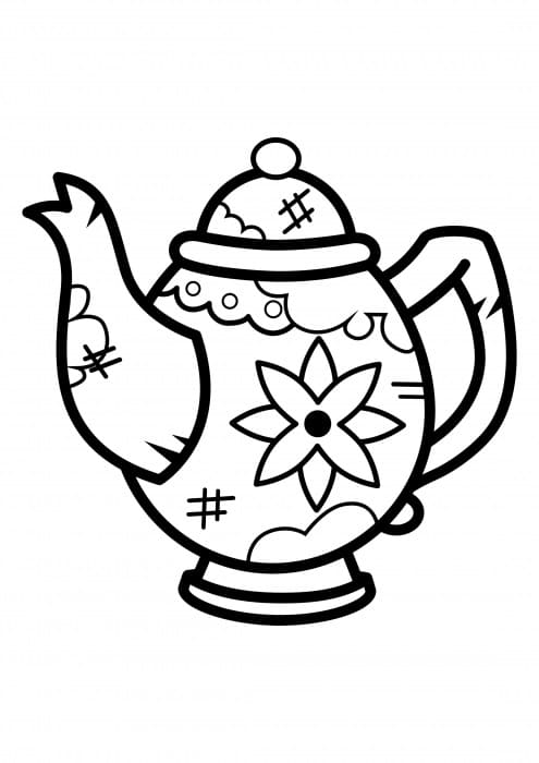 Desenho gratuito Bule #185611 da colecao Objetos para imprimir