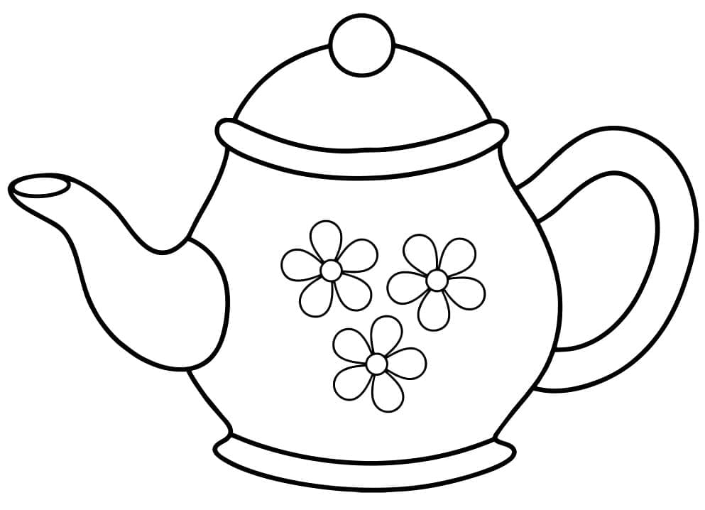 Desenho gratuito Bule #185616 da colecao Objetos para imprimir